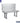 Aluminum ADA Locker Bench with back support - 42-inch Wide by Salsbury – Silver by Salsbury