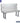 Aluminum ADA Locker Bench with back support - 48-inch Wide by Salsbury – Silver by Salsbury