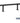 Aluminum Locker Bench - 84-inch Wide - 10-inch Deep by Salsbury – Black – Bolt Mounted by Salsbury