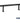 Aluminum Locker Bench - 96-inch Wide - 14-inch Deep by Salsbury – Black – Bolt Mounted by Salsbury