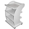 Alvida Modern Wood Trolley with 4 Casters