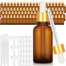 Amber 1 oz. Glass Dropper Bottles for Spa & Salon / Case of 100