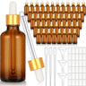 Amber 2 oz. Glass Dropper Bottles for Spa & Salon / Case of 50