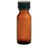 Amber Bottle & Lid / 1/2 oz.