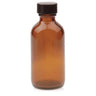 Amber Bottle with Lid / 2 oz.