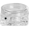 Amenity Jar - Clear Square with Clear Cap - 10 gram /10 Pack