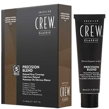 American Crew Precision Blend Mens Color - MEDIUM NATURAL / 3 X 1.35 fl. oz. - 40 mL.