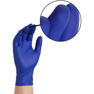 Ammex Indigo Nitrile Exam Latex-Free PF Disposable Gloves | 4 mil Thick | Sizes S-XL | 100 Gloves/Box; 10 Boxes/Case = Case of 1,000 by Ammex