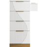Anais Styling Station Side Cabinet / White by Deco Salon Furniture