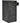 Anais Wall-Mount Styling Station Cabinet / Black by Deco Salon Furniture