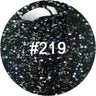 ANC Dip Powder - #219 Black Galaxy Shimmer / 2 oz. - part of the ANC Acrylic Nails Dipping System