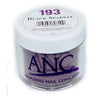 ANC Dip Powder - BLACK SPARKLE #193 / 2 oz. - part of the ANC Acrylic Nails Dipping System