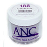ANC Dip Powder - CHARCOAL #188 / 2 oz. - part of the ANC Acrylic Nails Dipping System