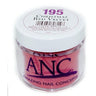 ANC Dip Powder - CHRISTMAS RED VELVET #195 / 2 oz. - part of the ANC Acrylic Nails Dipping System