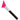 Angled Multi-Purpose Silicone Brush - 5.4" Long - Pink / Case of 48 Individually Wrapped Brushes