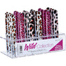 Animal Print Tweezers in a Display / 24 Pieces by Satin Edge Spa Tools