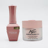 Aora 2-in-1 Set: Gel Polish 0.6 oz. + Dip/Acrylic Powder 2 oz. -#04 - Sheerly Pink