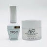 Aora 2-in-1 Set: Gel Polish 0.6 oz. + Dip/Acrylic Powder 2 oz. -#07 - White On Rice
