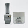 Aora 2-in-1 Set: Gel Polish 0.6 oz. + Dip/Acrylic Powder 2 oz. -#14 - Grey Matter