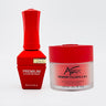 Aora 2-in-1 Set: Gel Polish 0.6 oz. + Dip/Acrylic Powder 2 oz. -#53 - Red Bottoms