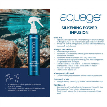 Aquage SeaExtend Silkening Power Infusion / 6 oz.