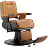 Archer Modern Barber Chair / Camel with Matte Black Frame by Hans Equipment