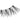 Ardell Accent Lashes - 318 Black - Knotted
