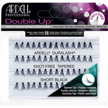 Ardell Individual Soft Touch Double Knot Free Lashes - Black - Short / 56 Individual Lashes