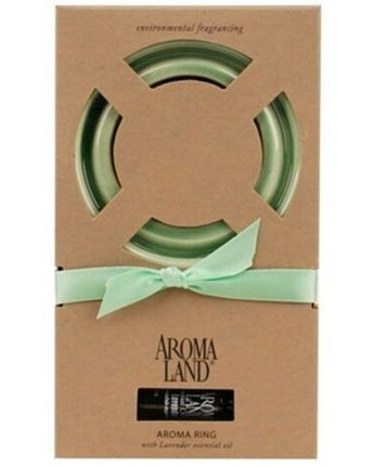 Aroma Ring Green / 6 Pack - Aromatherapy Gifts / Wedding Favors / Retail by Aromaland