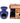 Aromatherapy Diffuser Eve Blue with Romance Blend / 4 Pack - Gifts / Wedding Favors / Retail by Aromaland