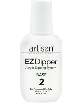 Artisan EZ Dipper Nail Base Resin - Step #2 - Maximum Strength - Superior Adhesion - 0.5 oz. (14.79 mL.)