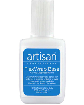 Artisan FlexWrap Base Resin - Acrylic Dipping System Bonder - 0.5 oz. (14.79 mL.)