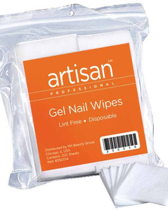 Artisan Gel Nail Wipes - Premium Quality - Lint-Free - 200 Pieces