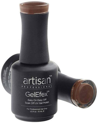 Artisan GelEfex Gel Nail Polish - Advanced Formula - Chocolate Kisses - 0.5 oz (15 mL.)