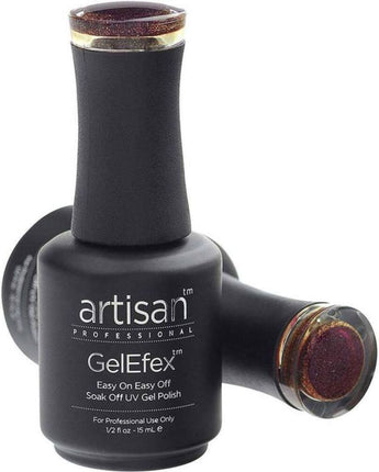 Artisan GelEfex Gel Nail Polish - Advanced Formula - Flashy Plum - 0.5 oz (15 mL.)