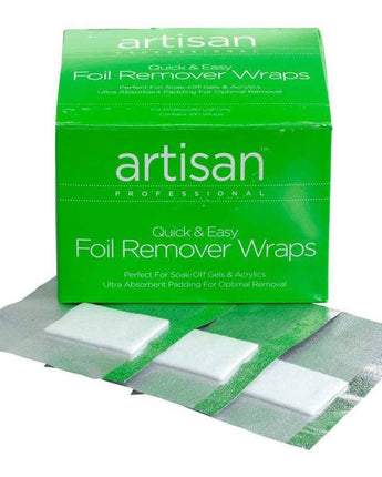 Artisan Nail Foil Remover Wraps - Thicker - Bigger - Stronger Absorbent - 100 Pieces