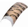 Artisan Pre Designed Nail Tips - Zebra on Gold / Pack of 100