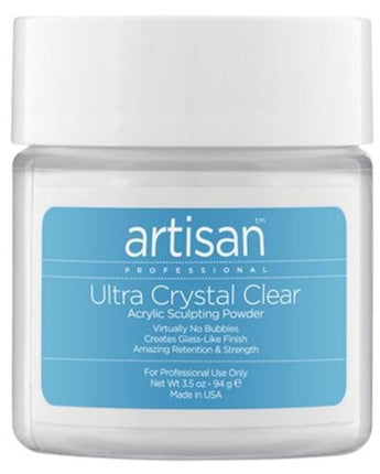 Artisan Ultra Crystal Clear Acrylic Nail Powder / 3 oz. by Artisan