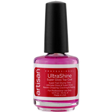 Artisan UltraShine Top Coat - Mirror-Like Shine - 0.5 oz. (14.79 mL.)