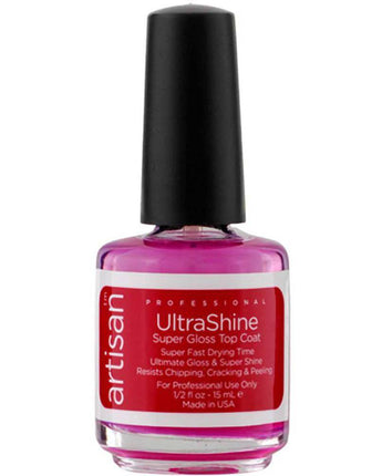 Artisan UltraShine Top Coat - Mirror-Like Shine - 0.5 oz. (14.79 mL.)