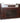 Asher Reception Desk / Dark Wood with Stainless Accents and Glass Display by HANS Equipment