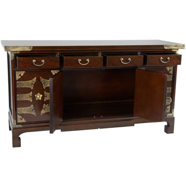 Asian Antique Style Coffee Table Low Chest by East-West Furnishings
