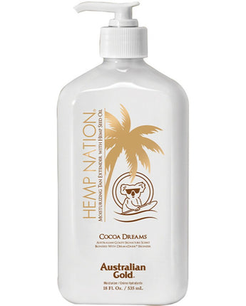 Australian Gold Hemp Nation Cocoa Dreams Tan Extender / 18 fl. oz. - 535 mL.