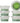 Austrian Green Hard Wax / 0.5 oz. X 6 Cups