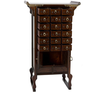 Authentic East Asian Herbal Medicine Apothecary Chest - 18 Drawers by East-West Furnishings