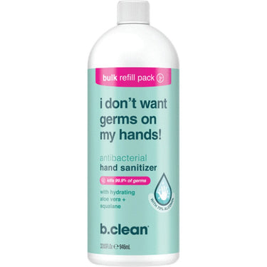 B.Tan B.Clean - I Don't Want Germs On My Hands... Antibacterial Hand Sanitizer / 32 fl. oz. - 946 mL.
