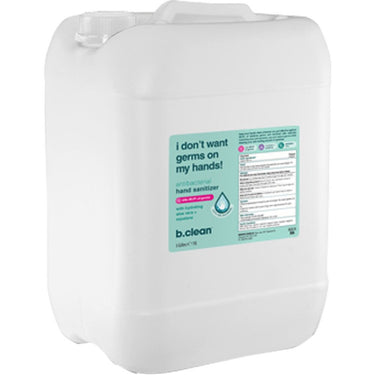 B.Tan B.Clean - I Don't Want Germs On My Hands... Antibacterial Hand Sanitizer / 5 Gallons - 1.89 L