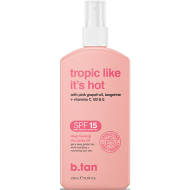 B.Tan Tropic Like It's Hot SPF 15 Tanning Oil / 8 fl. oz. - 236 mL.