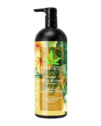 Hempz Original Floral Banana Herbal Shampoo / 33.8 oz. - 1 Liter