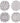 Badger Air Brush Nail Stencil Set / 4 Pack